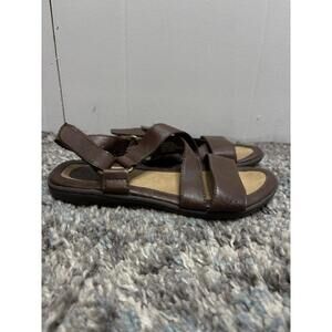 BOC Shoes Womens 6 Strappy Casual Summer Everyday Weekend Classic Brown Open Toe